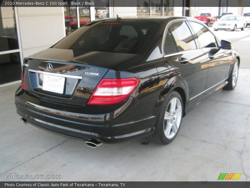 Black / Black 2010 Mercedes-Benz C 300 Sport