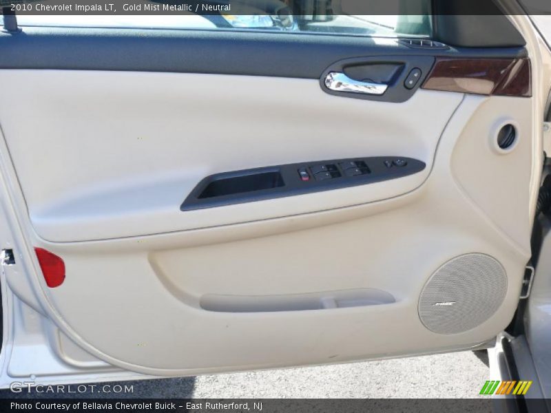 Gold Mist Metallic / Neutral 2010 Chevrolet Impala LT