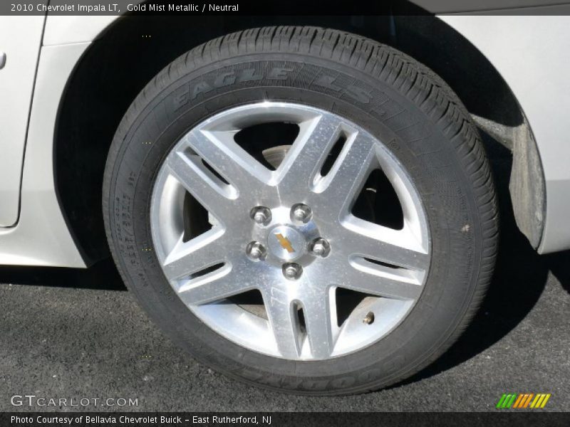 Gold Mist Metallic / Neutral 2010 Chevrolet Impala LT