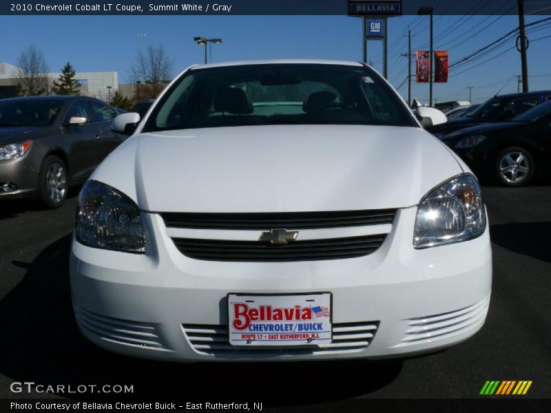 Summit White / Gray 2010 Chevrolet Cobalt LT Coupe
