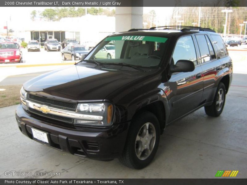 Dark Cherry Metallic / Light Gray 2008 Chevrolet TrailBlazer LT
