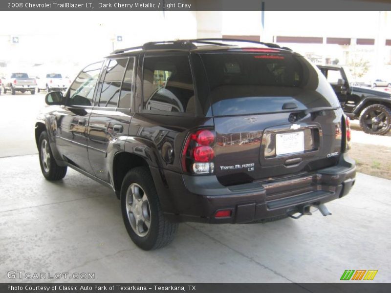 Dark Cherry Metallic / Light Gray 2008 Chevrolet TrailBlazer LT