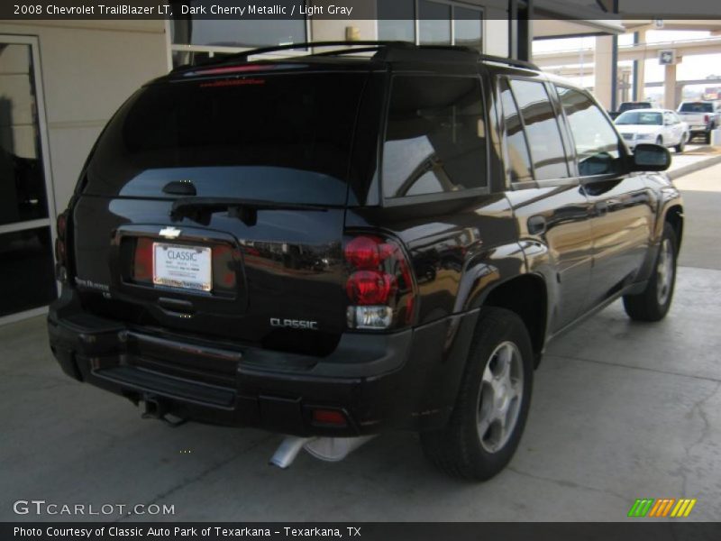 Dark Cherry Metallic / Light Gray 2008 Chevrolet TrailBlazer LT