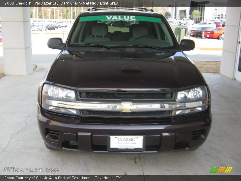Dark Cherry Metallic / Light Gray 2008 Chevrolet TrailBlazer LT