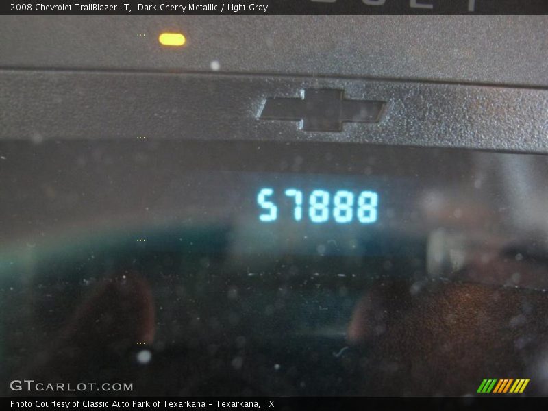 Dark Cherry Metallic / Light Gray 2008 Chevrolet TrailBlazer LT