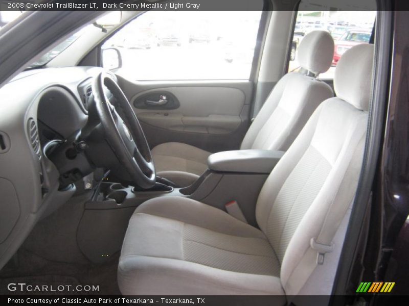 Dark Cherry Metallic / Light Gray 2008 Chevrolet TrailBlazer LT