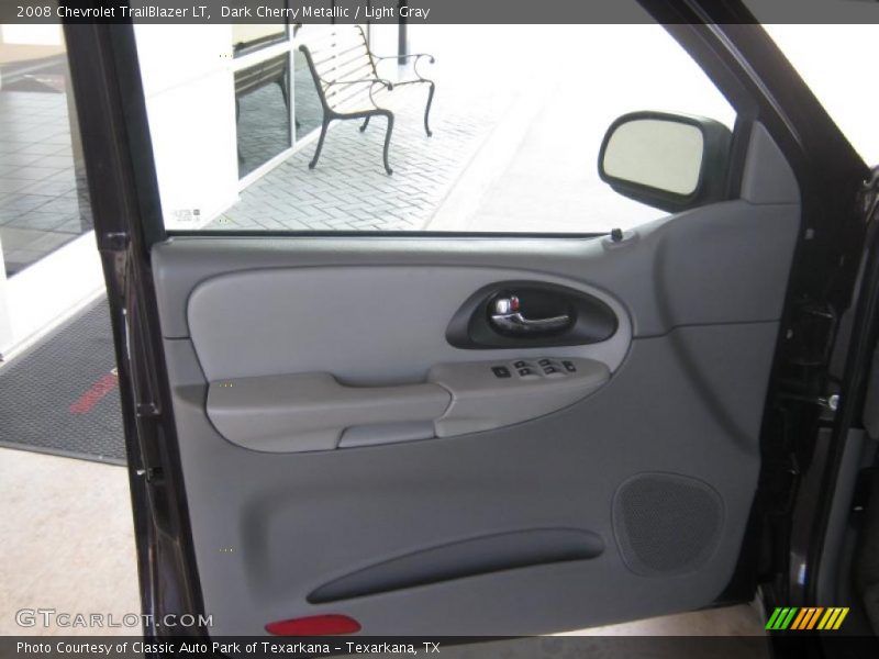 Dark Cherry Metallic / Light Gray 2008 Chevrolet TrailBlazer LT