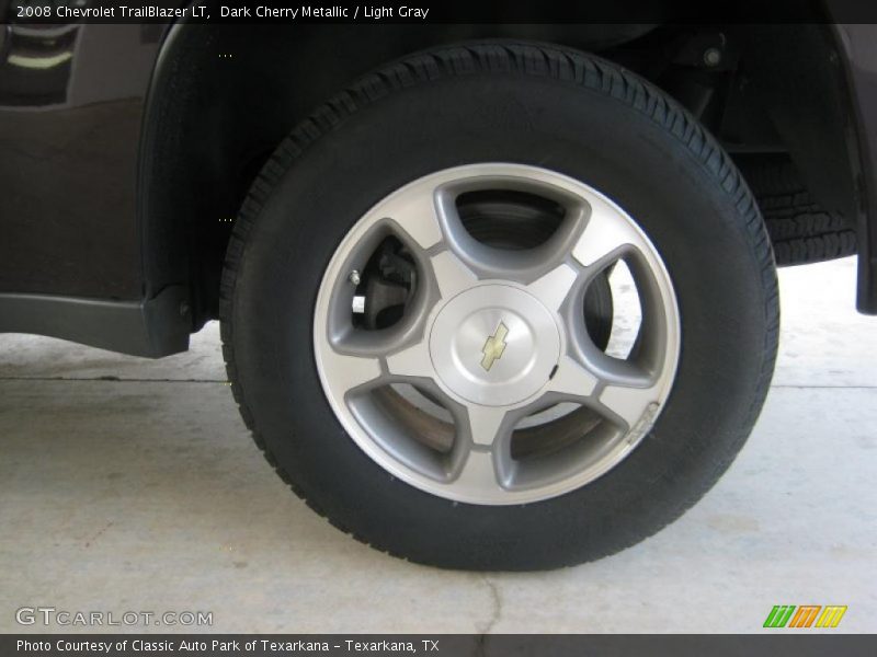 Dark Cherry Metallic / Light Gray 2008 Chevrolet TrailBlazer LT