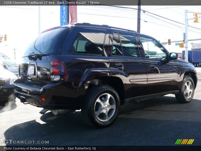 Dark Cherry Metallic / Ebony 2008 Chevrolet TrailBlazer LT 4x4