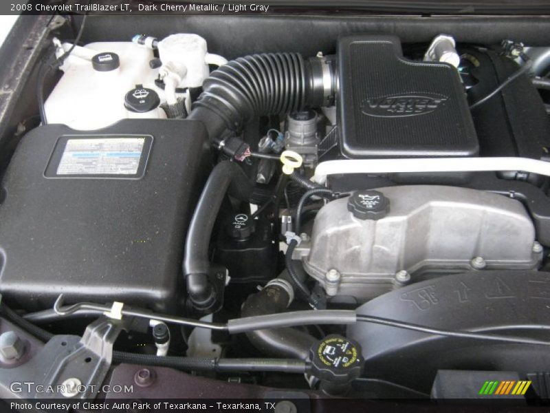 Dark Cherry Metallic / Light Gray 2008 Chevrolet TrailBlazer LT