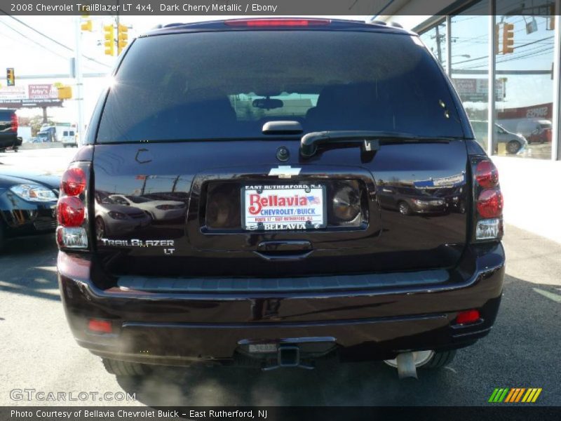 Dark Cherry Metallic / Ebony 2008 Chevrolet TrailBlazer LT 4x4
