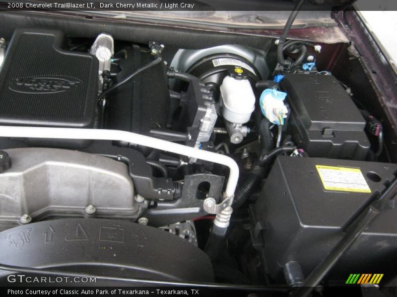 Dark Cherry Metallic / Light Gray 2008 Chevrolet TrailBlazer LT