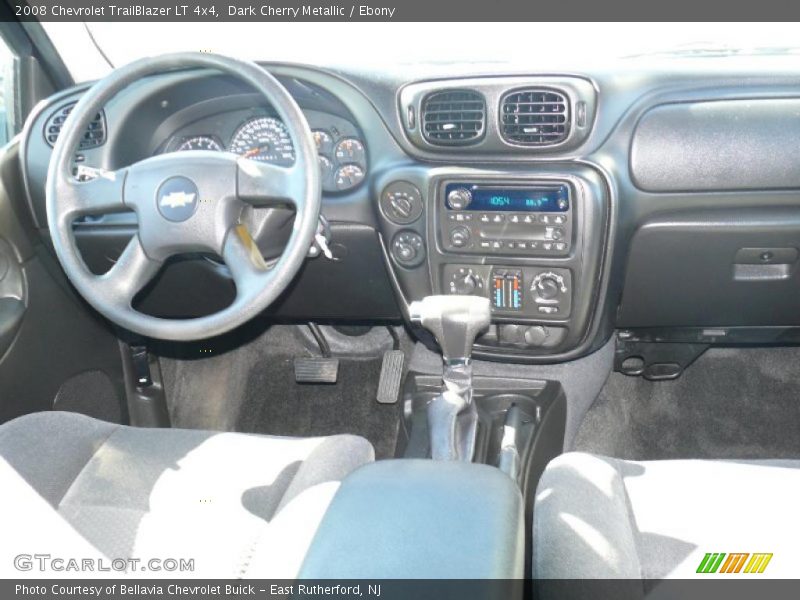 Dark Cherry Metallic / Ebony 2008 Chevrolet TrailBlazer LT 4x4