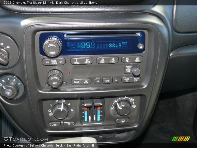 Dark Cherry Metallic / Ebony 2008 Chevrolet TrailBlazer LT 4x4