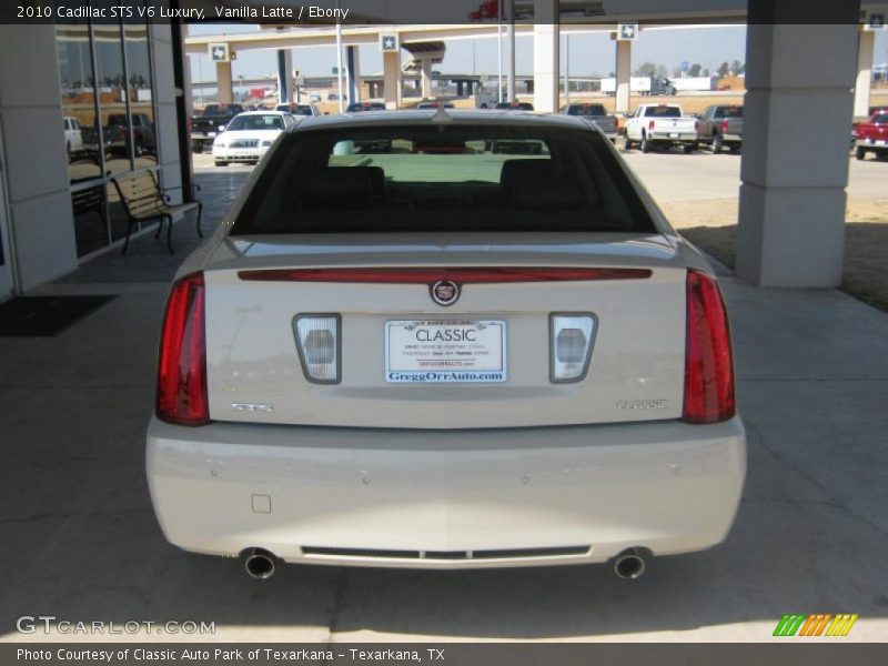 Vanilla Latte / Ebony 2010 Cadillac STS V6 Luxury