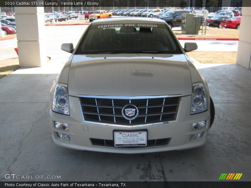 Vanilla Latte / Ebony 2010 Cadillac STS V6 Luxury
