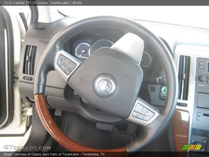 Vanilla Latte / Ebony 2010 Cadillac STS V6 Luxury