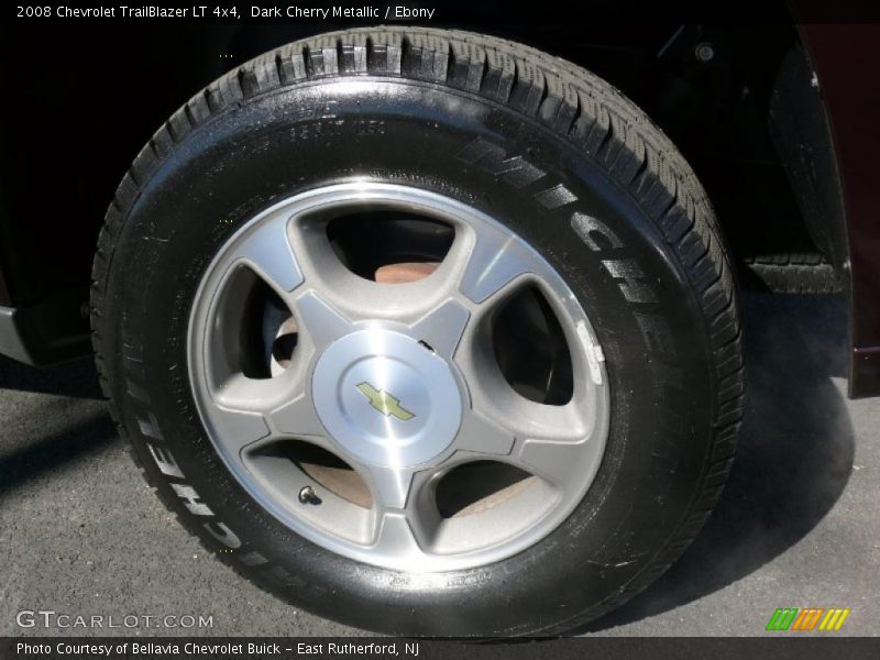 Dark Cherry Metallic / Ebony 2008 Chevrolet TrailBlazer LT 4x4
