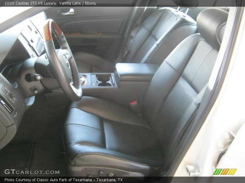 Vanilla Latte / Ebony 2010 Cadillac STS V6 Luxury