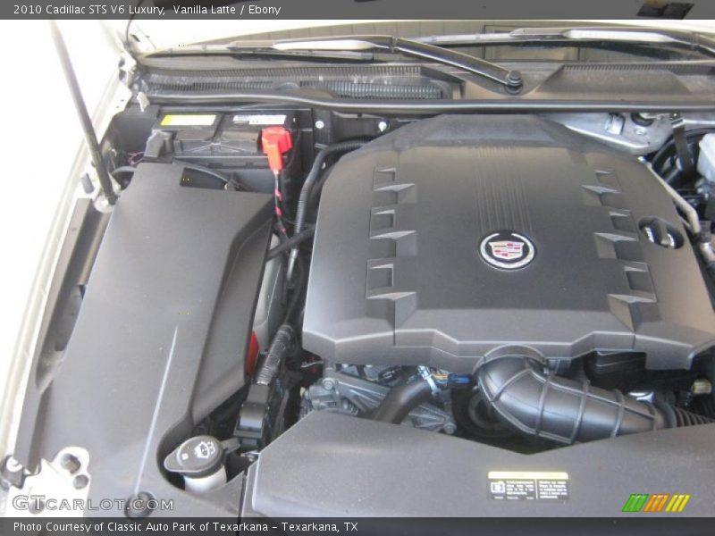 Vanilla Latte / Ebony 2010 Cadillac STS V6 Luxury