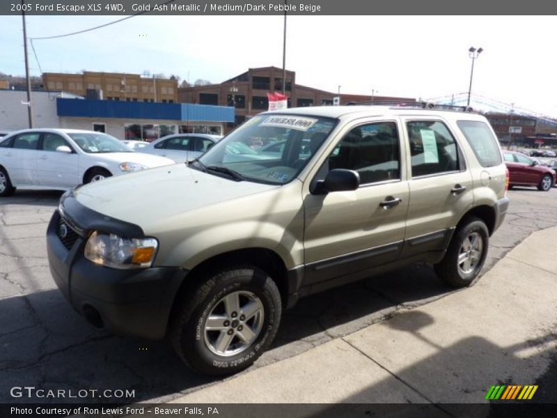 Gold Ash Metallic / Medium/Dark Pebble Beige 2005 Ford Escape XLS 4WD
