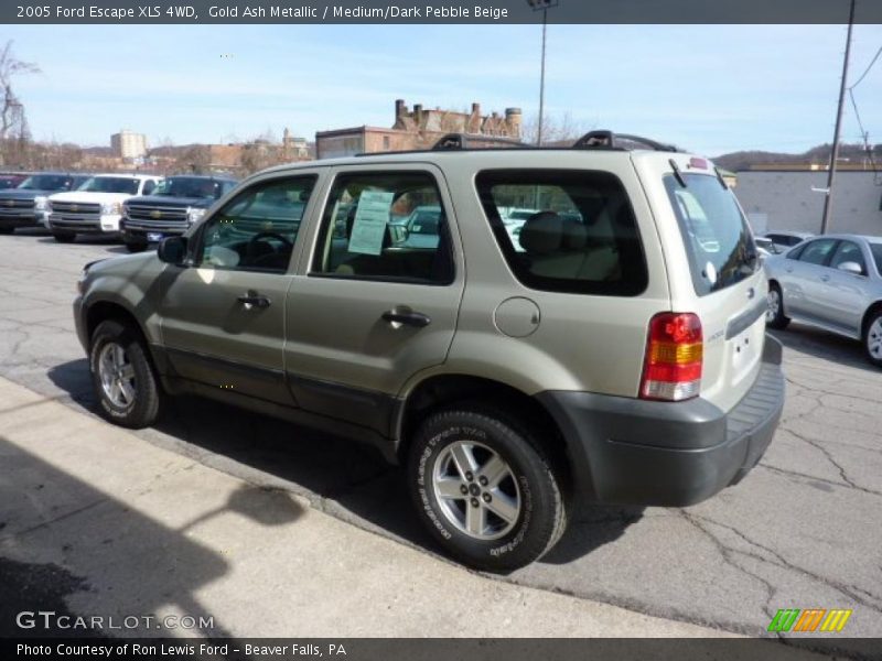 Gold Ash Metallic / Medium/Dark Pebble Beige 2005 Ford Escape XLS 4WD