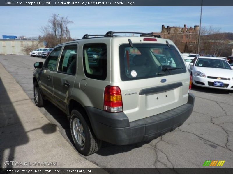Gold Ash Metallic / Medium/Dark Pebble Beige 2005 Ford Escape XLS 4WD