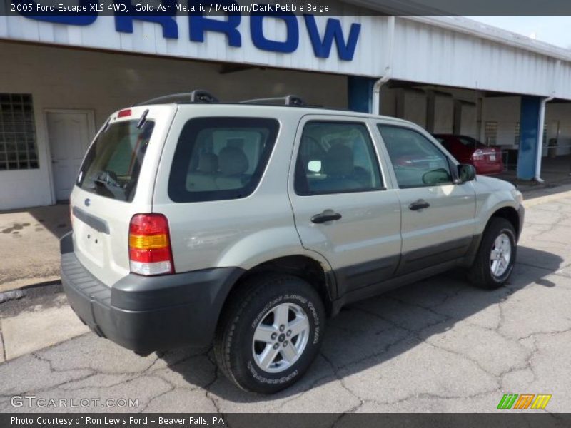 Gold Ash Metallic / Medium/Dark Pebble Beige 2005 Ford Escape XLS 4WD