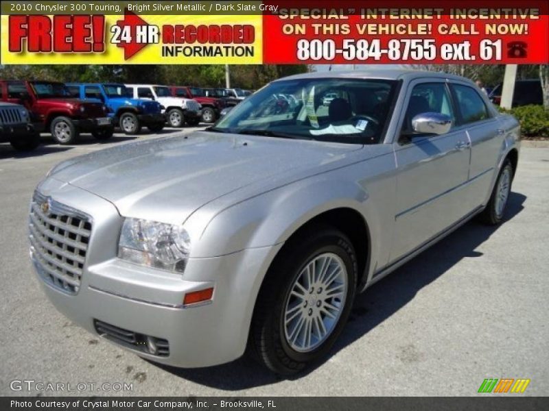 Bright Silver Metallic / Dark Slate Gray 2010 Chrysler 300 Touring