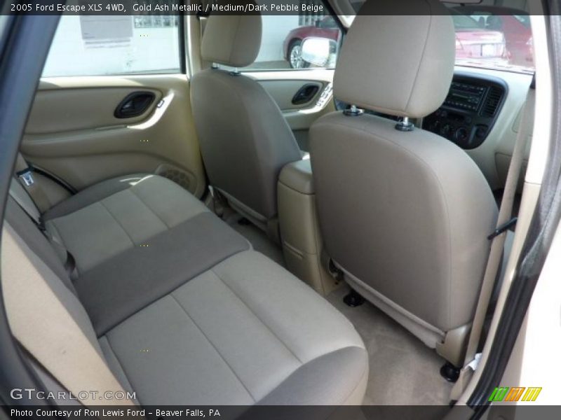Gold Ash Metallic / Medium/Dark Pebble Beige 2005 Ford Escape XLS 4WD
