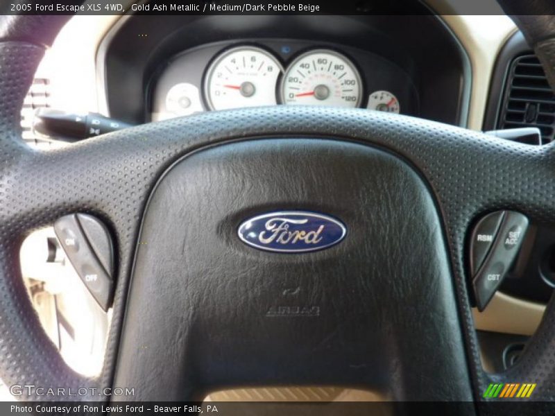 Gold Ash Metallic / Medium/Dark Pebble Beige 2005 Ford Escape XLS 4WD