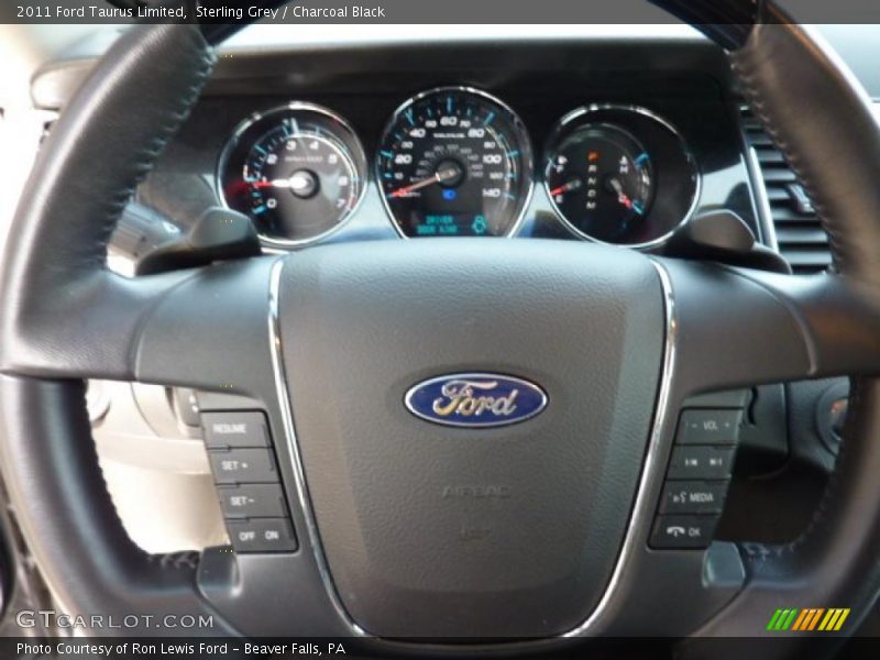 Sterling Grey / Charcoal Black 2011 Ford Taurus Limited