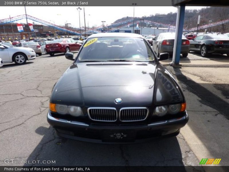 Jet Black / Sand 2000 BMW 7 Series 750iL Sedan