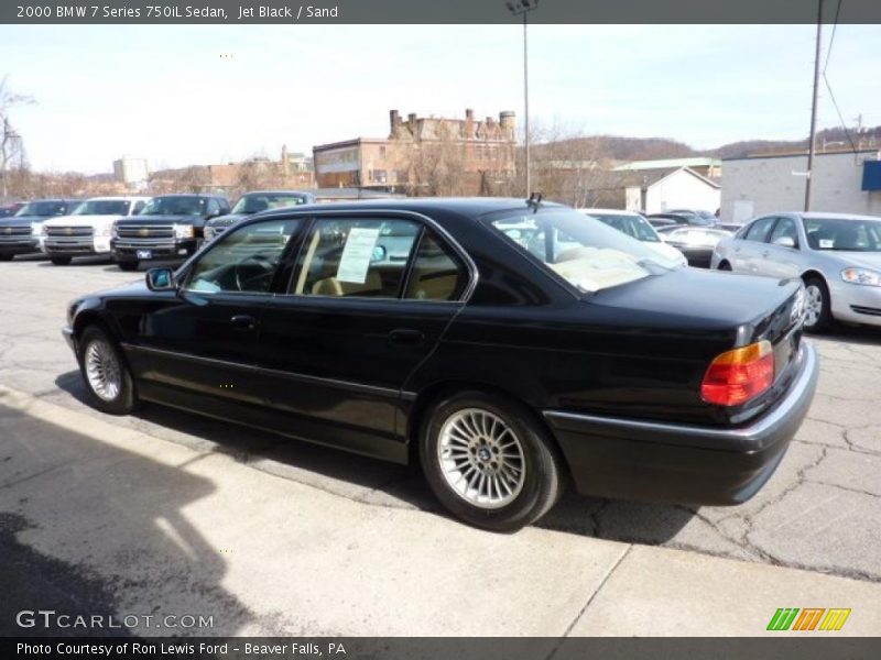 Jet Black / Sand 2000 BMW 7 Series 750iL Sedan