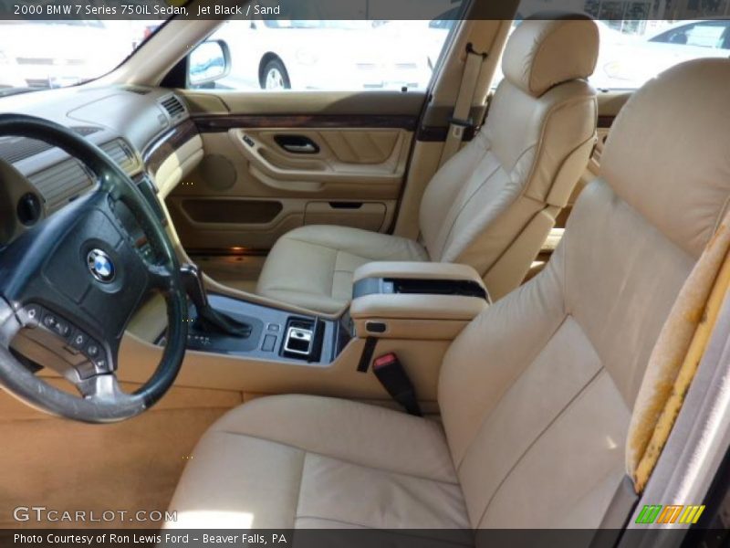  2000 7 Series 750iL Sedan Sand Interior