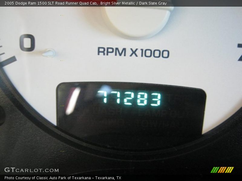 Bright Silver Metallic / Dark Slate Gray 2005 Dodge Ram 1500 SLT Road Runner Quad Cab