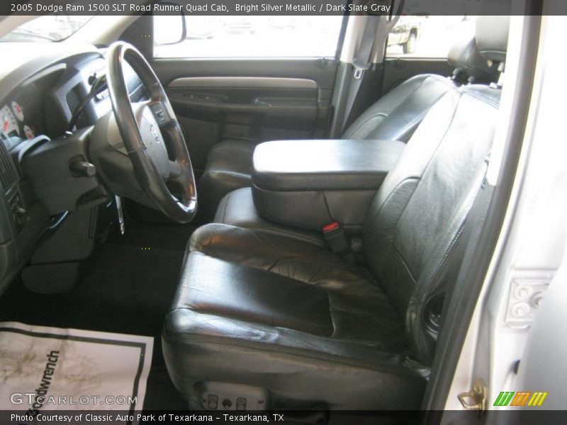 Bright Silver Metallic / Dark Slate Gray 2005 Dodge Ram 1500 SLT Road Runner Quad Cab