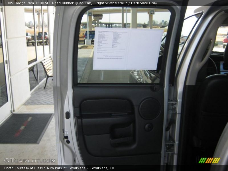 Bright Silver Metallic / Dark Slate Gray 2005 Dodge Ram 1500 SLT Road Runner Quad Cab
