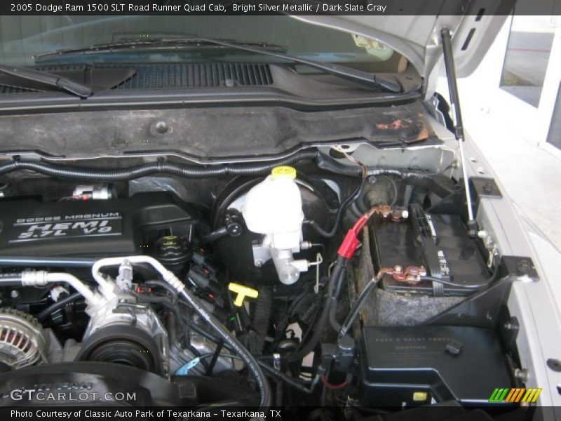 Bright Silver Metallic / Dark Slate Gray 2005 Dodge Ram 1500 SLT Road Runner Quad Cab