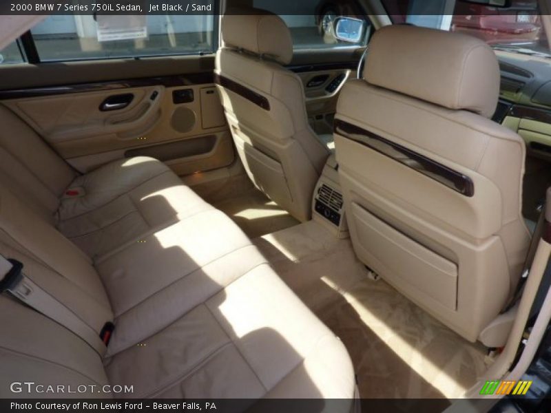 Jet Black / Sand 2000 BMW 7 Series 750iL Sedan