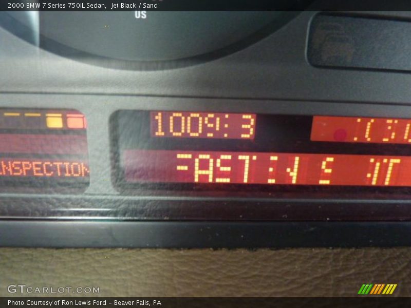 Jet Black / Sand 2000 BMW 7 Series 750iL Sedan