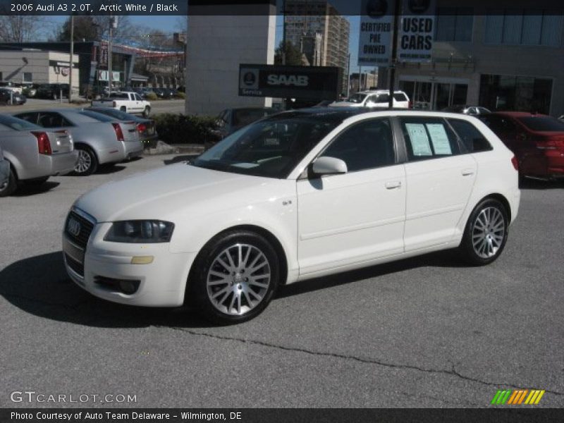 Arctic White / Black 2006 Audi A3 2.0T