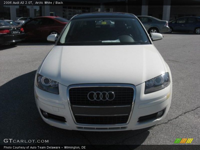 Arctic White / Black 2006 Audi A3 2.0T