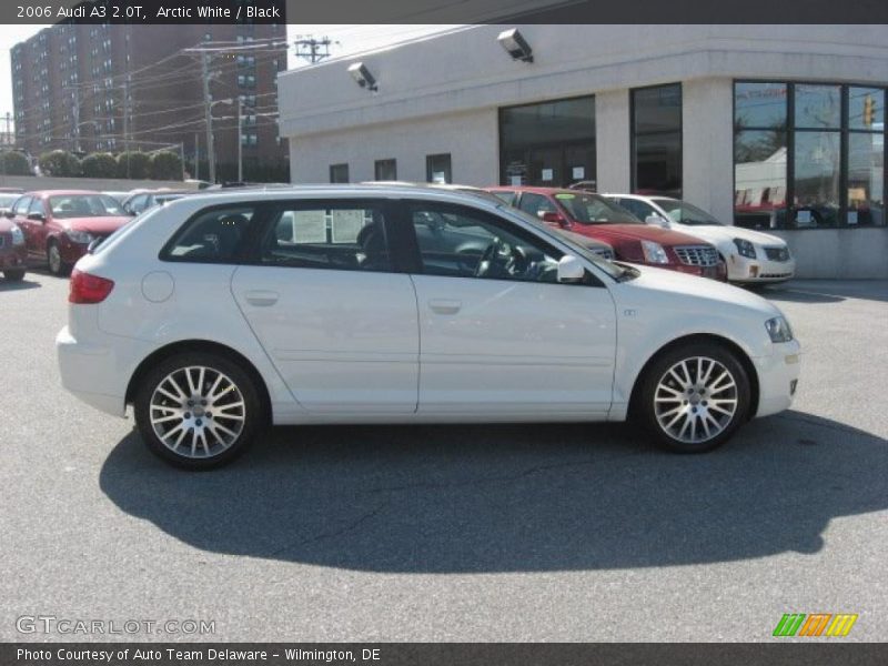 Arctic White / Black 2006 Audi A3 2.0T