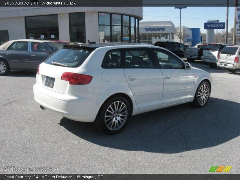 Arctic White / Black 2006 Audi A3 2.0T