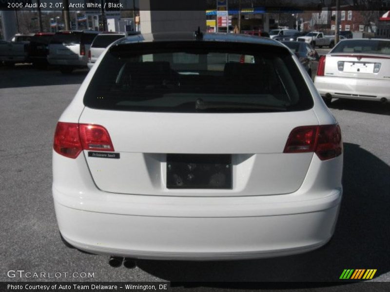 Arctic White / Black 2006 Audi A3 2.0T