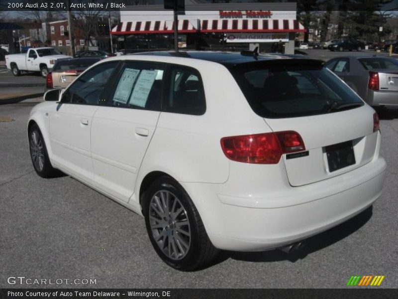 Arctic White / Black 2006 Audi A3 2.0T