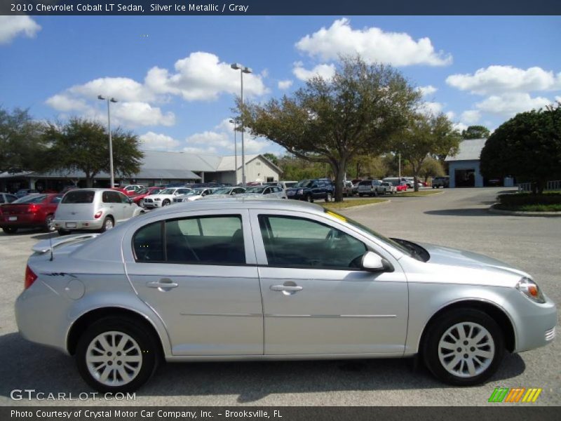 Silver Ice Metallic / Gray 2010 Chevrolet Cobalt LT Sedan