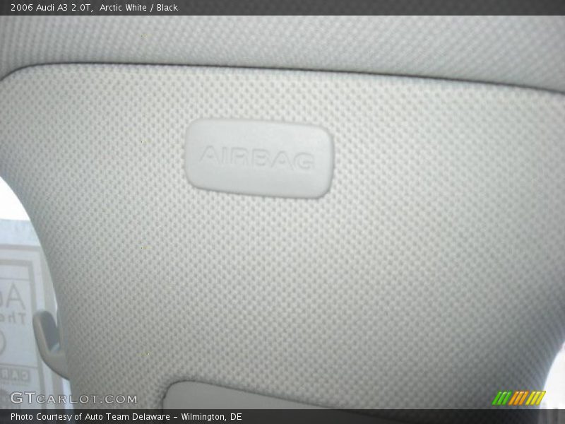 Arctic White / Black 2006 Audi A3 2.0T