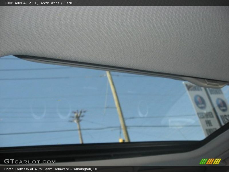 Arctic White / Black 2006 Audi A3 2.0T